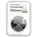 2018-W Proof American Silver Eagle PF-70 NGC