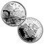 2018 World War I Centennial Silver Dollar Navy Medal Set