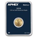 2019 1/10 oz American Gold Eagle (MintDirect® Single)
