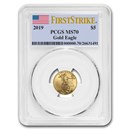2019 1/10 oz American Gold Eagle MS-70 PCGS (FirstStrike®)