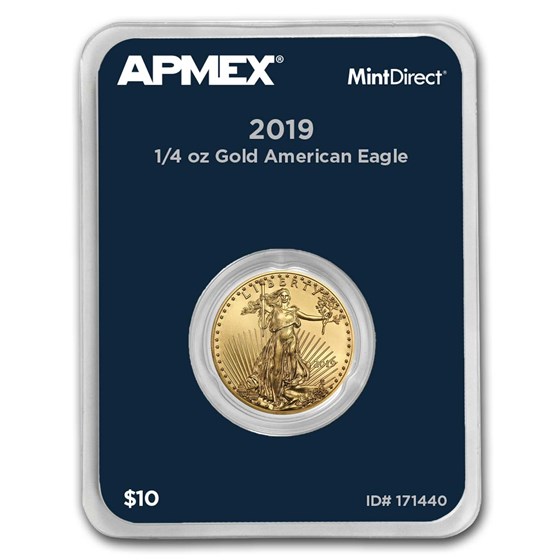 2019 1/4 oz Gold American Eagle (MintDirect® Single) 2019 1/4 oz Gold American Eagle (MintDirect® Single)