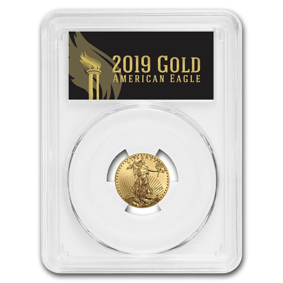 2019 1/4 oz Gold Eagle MS-70 PCGS (FirstStrike®, Black Label) 2019 1/4 oz Gold Eagle MS-70 PCGS (FirstStrike®, Black Label)