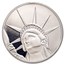 2019 1.5 oz Silver Solomon Islands Lady Liberty (Proof, In Assay)
