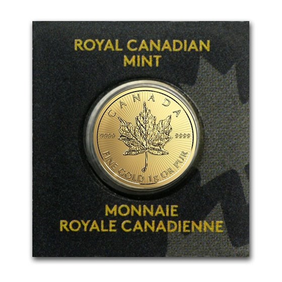 2019 1 gram Gold Maple Leaf - Maplegram 25™ (In Assay) 2019 1 gram Gold Maple Leaf - Maplegram 25™ (In Assay)