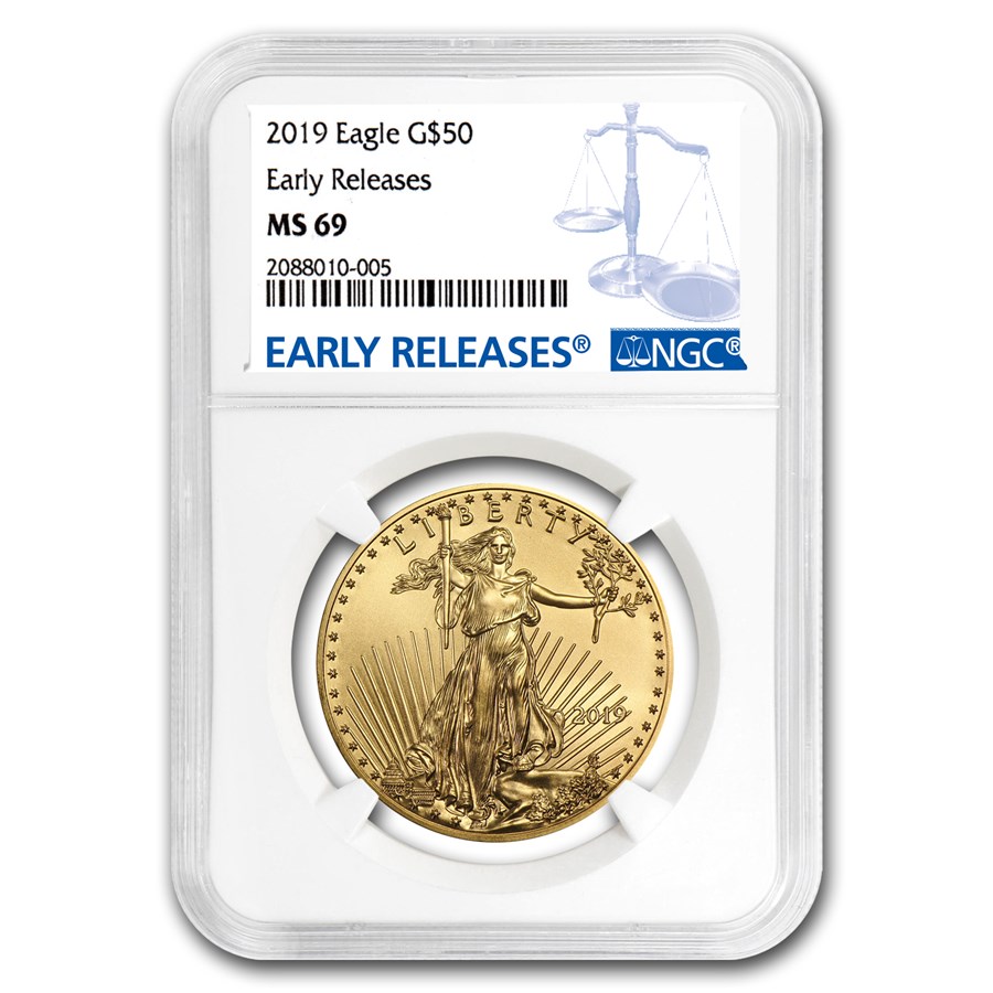2019 1 oz American Gold Eagle MS-69 NGC (Early Releases)