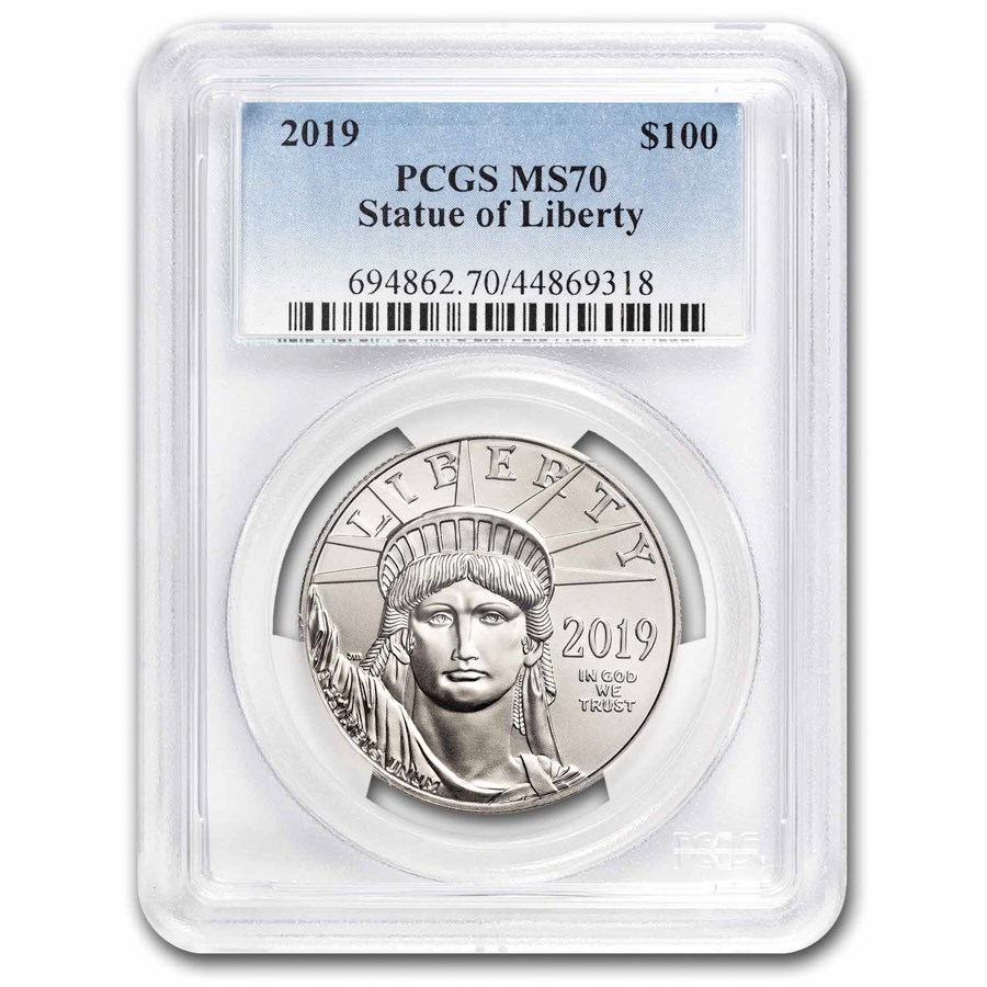 2019 1 oz American Platinum Eagle MS-70 PCGS