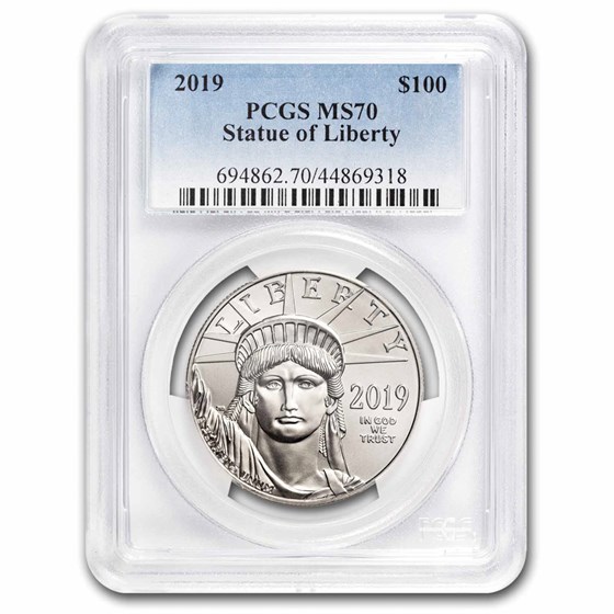 2019 1 oz American Platinum Eagle MS-70 PCGS 2019 1 oz American Platinum Eagle MS-70 PCGS