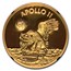 2019 1 oz Gold Apollo 11 Robbins Medal PF-70 NGC (FDI, Collins)