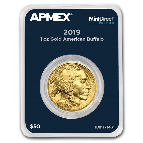 2019 1 oz Gold Buffalo (MintDirect® Premier Single) 2019 1 oz Gold Buffalo (MintDirect® Premier Single)
