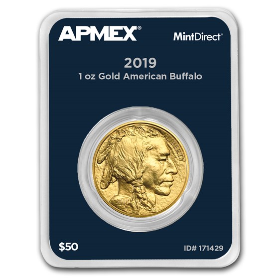 2019 1 oz Gold Buffalo (MintDirect® Single) 2019 1 oz Gold Buffalo (MintDirect® Single)