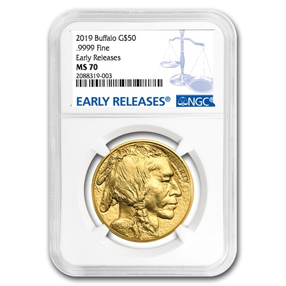 2019 1 oz Gold Buffalo MS-70 NGC (Early Releases)