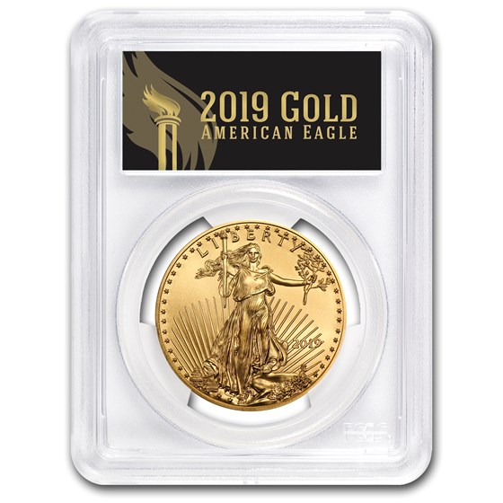 2019 1 oz Gold Eagle MS-70 PCGS (FirstStrike®, Black Label) 2019 1 oz Gold Eagle MS-70 PCGS (FirstStrike®, Black Label)
