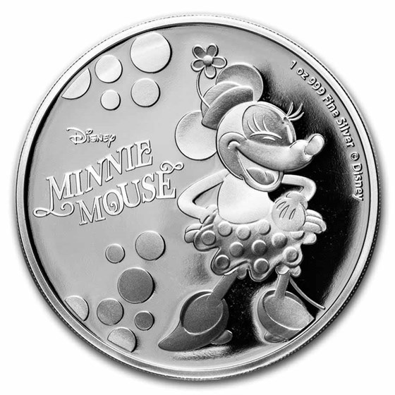 2019 1 oz Silver $2 Disney Classics: Minnie Mouse 2019 1 oz Silver $2 Disney Classics: Minnie Mouse