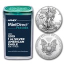 2019 1 oz Silver Eagles (20-Coin MintDirect® Premier Tube)