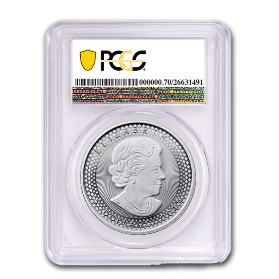 Buy 2019 1 oz Silver Maple Leaf Modified Proof PR-70 PCGS (First