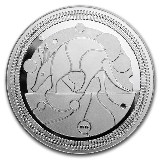 2019 1 oz Silver Proof Evolution II Wonderful World (Aardvark) 2019 1 oz Silver Proof Evolution II Wonderful World (Aardvark)