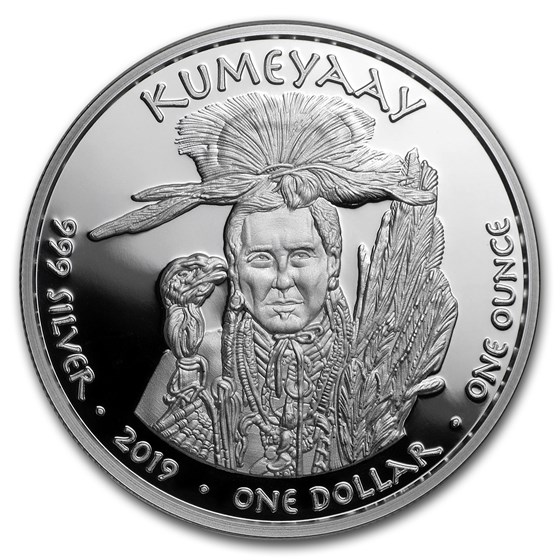 2019 1 oz Silver State Dollars California Grizzly Bear 2019 1 oz Silver State Dollars California Grizzly Bear