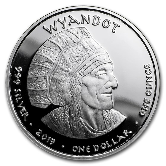 2019 1 oz Silver State Dollars Ohio Wyandot Cardinal 2019 1 oz Silver State Dollars Ohio Wyandot Cardinal