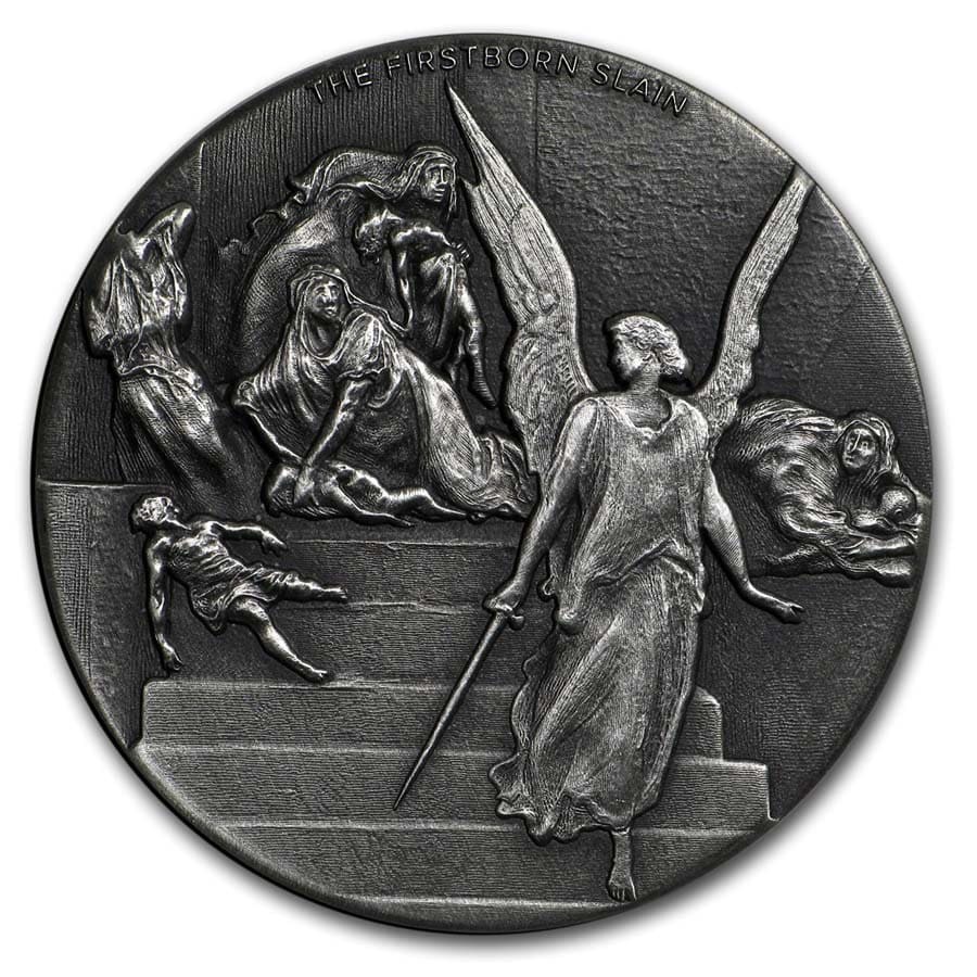 2019 2 oz Silver Coin - Biblical Series (Firstborn Slain)