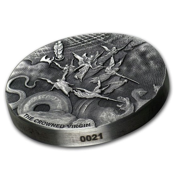 Buy 2019 2 oz Silver Coin - Biblical Series (The Crowned Virgin) | APMEX