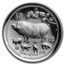2019 2-Pc 1 oz Gold & Silver High Relief Pig Set PR-70 PCGS