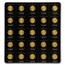 2019 25x 1 gram Gold Maple Leafs Maplegram25™ (In Assay Sleeve)