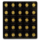 2019 25x 1 gram Gold Maple Leafs Maplegram25™ (In Assay Sleeve)