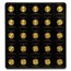 2019 25x 1 gram Gold Maple Leafs Maplegram25™ (In Assay Sleeve)