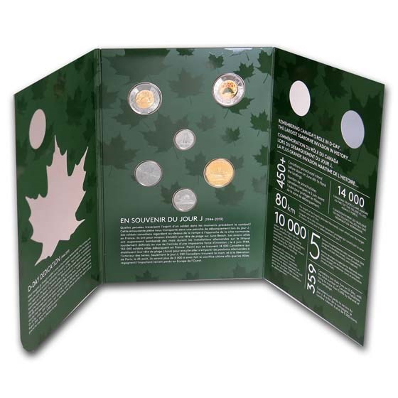 Buy 2019 6Coin Canada 75th DDay Commemorative Collector Keepsake APMEX
