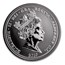 2019 Alderney 1 oz Silver Puffin BU