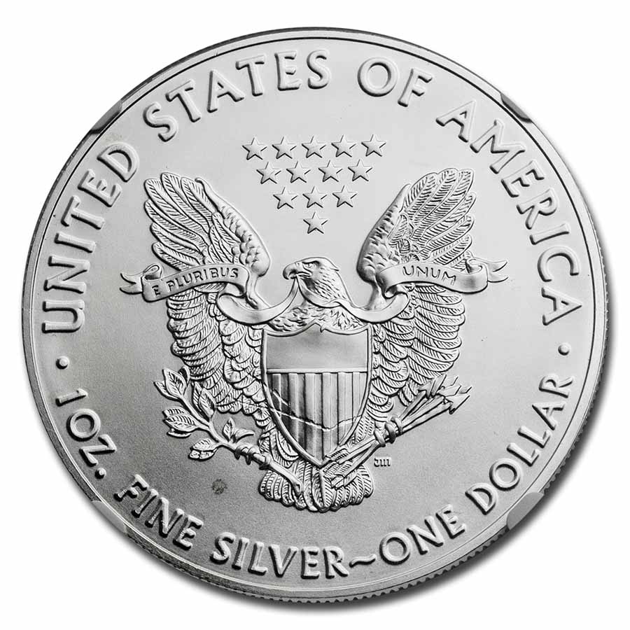 Buy 2019 American Silver Eagle MS-69 NGC (Error, Obv/Rev Struck