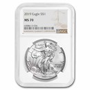 2019 American Silver Eagle MS-70 NGC