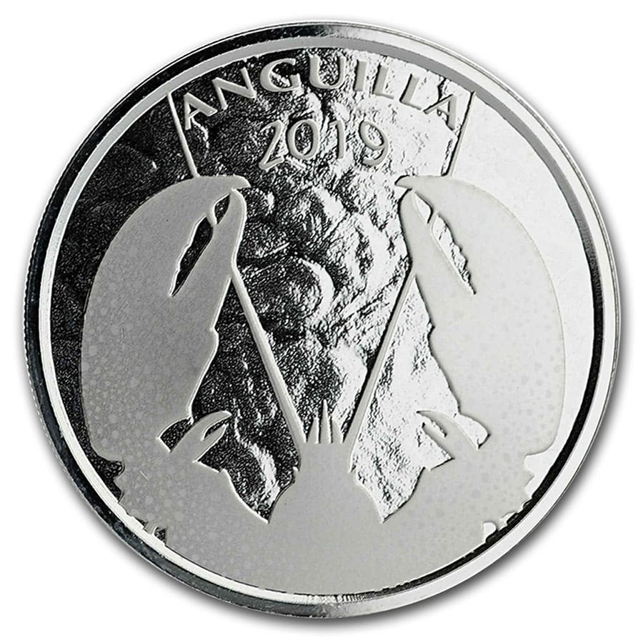 2019 Anguilla 1 oz Silver Lobster BU