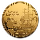 2019 Antigua & Barbuda 1 oz Gold Rum Runner BU