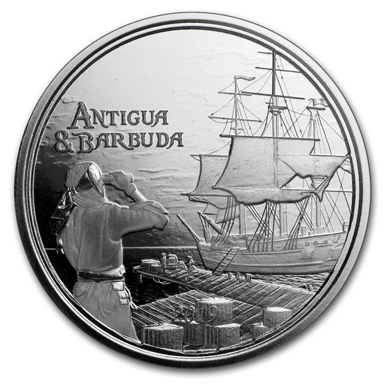 2019 Antigua & Barbuda 1 oz Silver Rum Runner BU 2019 Antigua & Barbuda 1 oz Silver Rum Runner BU