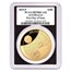 2019 AUS 1 oz Gold $100 Moon Landing Domed PR-70 PCGS (FD,No COA)