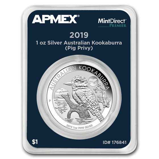 2019 AUS 1 oz Kookaburra Lunar Pig Privy (MintDirect® Premier) 2019 AUS 1 oz Kookaburra Lunar Pig Privy (MintDirect® Premier)