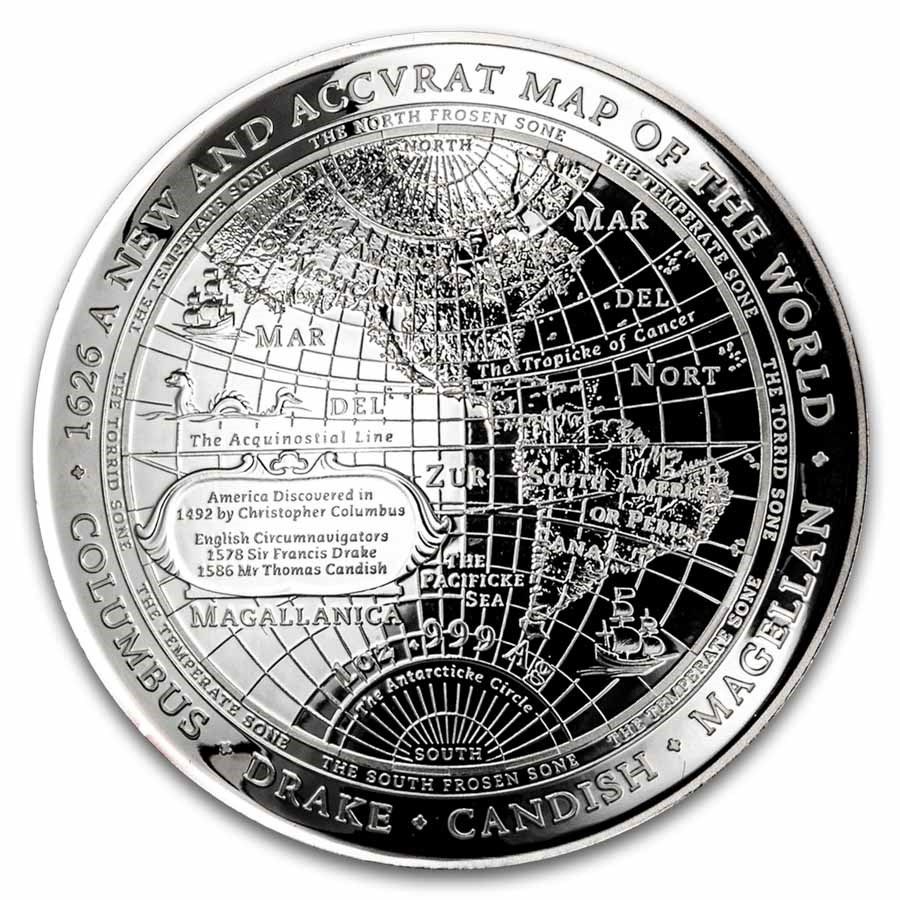 2019 AUS 1 oz Silver $5 Western Hemisphere Domed Coin Prf No Box
