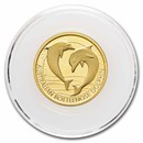 2019 Australia 1/3 Gold Bottlenose Dolphin BU