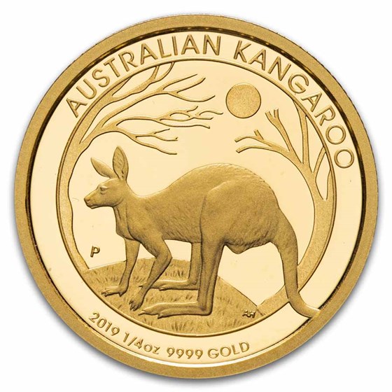 2019 Australia 1/4 oz Gold Kangaroo Proof (Coin Only) 2019 Australia 1/4 oz Gold Kangaroo Proof (Coin Only)