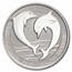 2019 Australia 1.5 oz Silver Bottle Nose Dolphin BU