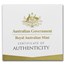 2019 Australia 1 oz Gold $100 Dolphin BU (w/Box & COA)