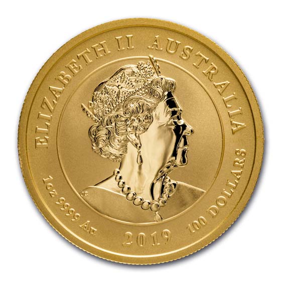 Buy 2019 Australia 1 oz Gold Anniversary of the Moon Landing BU