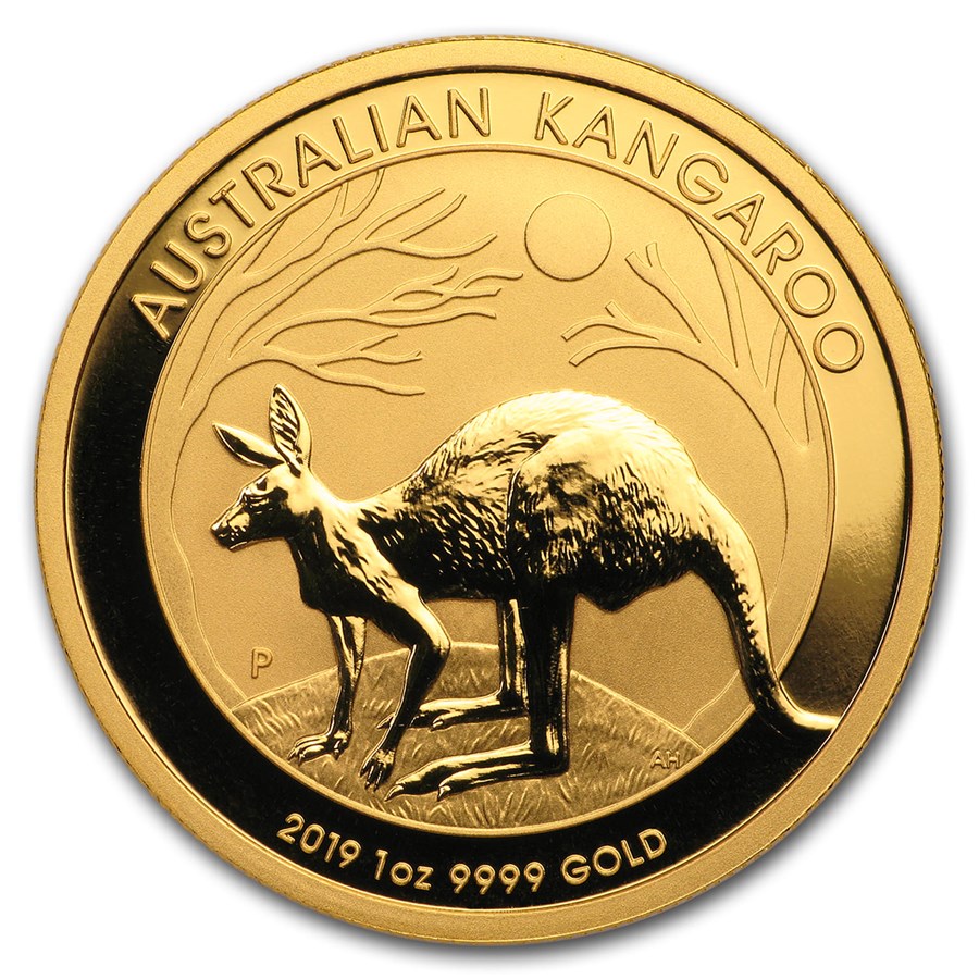 2019 Australia 1 oz Gold Kangaroo BU