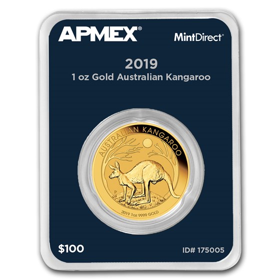 2019 Australia 1 oz Gold Kangaroo (MintDirect® Single) 2019 Australia 1 oz Gold Kangaroo (MintDirect® Single)