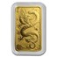 2019 Australia 1 oz Gold Rectangular Dragon Coin BU
