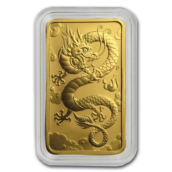 Buy 2019 AUS 1 oz Gold Rectangular Dragon Coin BU | APMEX