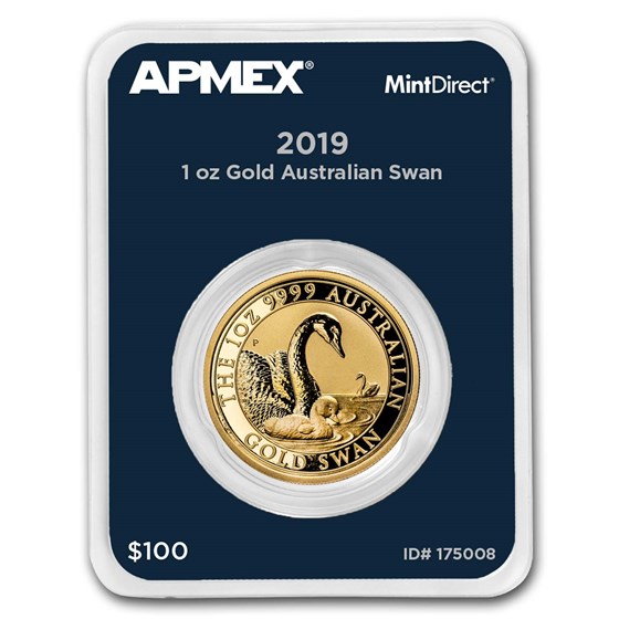 2019 Australia 1 oz Gold Swan (MintDirect® Single) 2019 Australia 1 oz Gold Swan (MintDirect® Single)