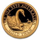 2019 Australia 1 oz Gold Swan Proof (HR, Damaged Box)