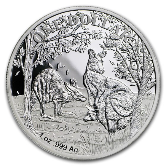 2019 Australia 1 oz Proof Silver Kangaroo (w/Box and COA) 2019 Australia 1 oz Proof Silver Kangaroo (w/Box and COA)